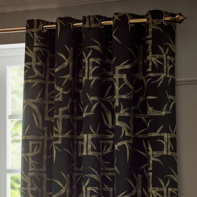 Dunelm Paoletti Bamboo Eyelet Curtains