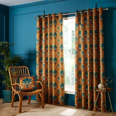 Dunelm Wild Cheetah Eyelet Curtains