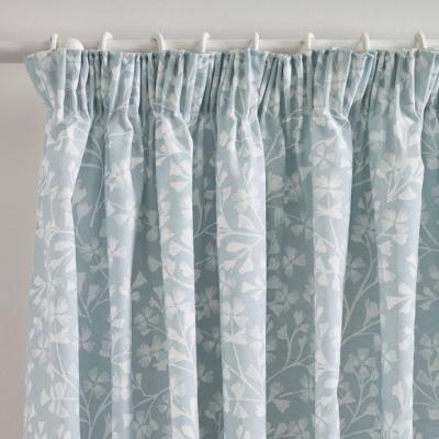 Dunelm Catherine Lansfield Brooke Floral Pencil Pleat Curtains