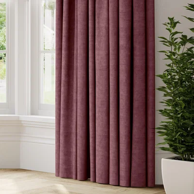 Dunelm Luxury Velvet Made to Measure Curtains Lux Velvet Fig