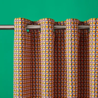 Dunelm Yinka Ilori Sweet Flows Eyelet Curtains