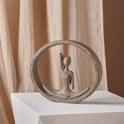 Dunelm Serenity Yoga Abstract Ornament