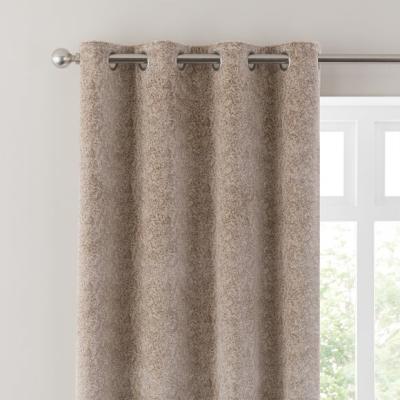 Dunelm Luxe Textured Velvet Eyelet Curtains