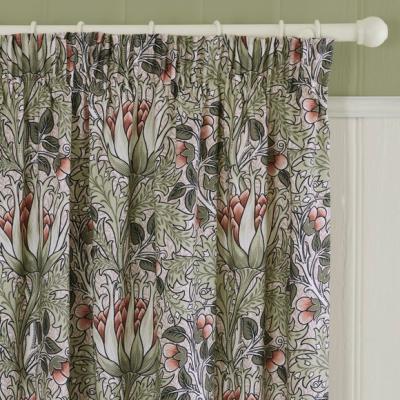 Dunelm William Morris Artichoke Pencil Pleat Curtains
