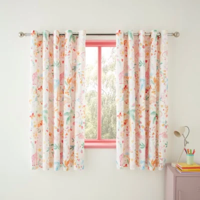 Dunelm Jungle Fun Blackout Eyelet Curtains