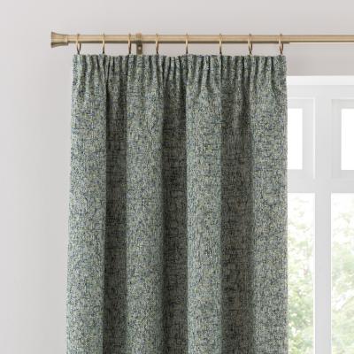 Dunelm Mirabelle Pencil Pleat Curtains Green
