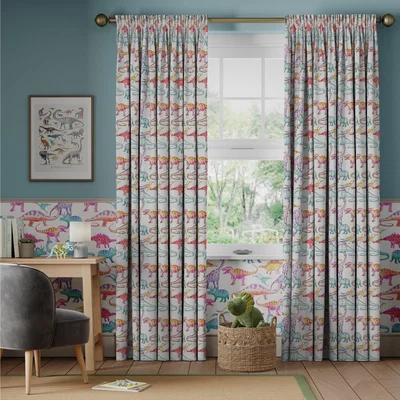 Dunelm Dinosaur Gallery Made to Measure Curtains