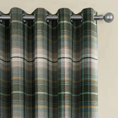 Dunelm Sundour Gleneagles Blackout Eyelet Curtains