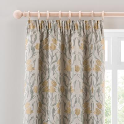 Dunelm Tulip Jacquard Pencil Pleat Curtains