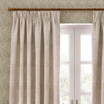 Dunelm Morris & Co. Marigold Jacquard Pencil Pleat Curtains
