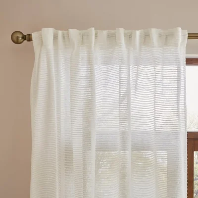 Dunelm Boucle Stripe Multiway Voile