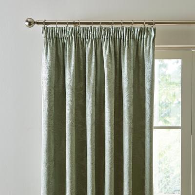 Dunelm Zahra Chenille Jacquard Pencil Pleat Curtains