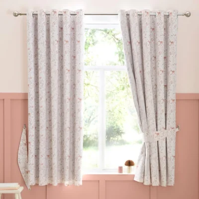 Dunelm Woodland Floral Eyelet Curtains