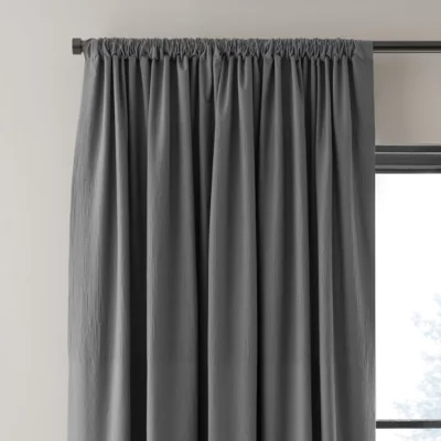Dunelm Newston Waffle 100% Cotton Slot Top Curtains