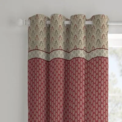 Dunelm Catherine Lansfield Kashmir Reversible Eyelet Curtains