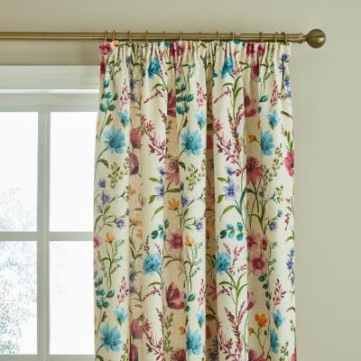 Dunelm Foxley Printed Pencil Pleat Curtains