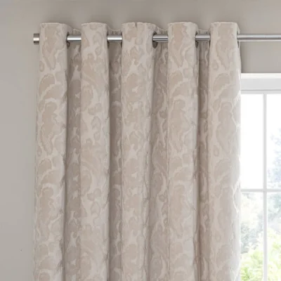 Dunelm Giovanna Velvet Eyelet Curtains