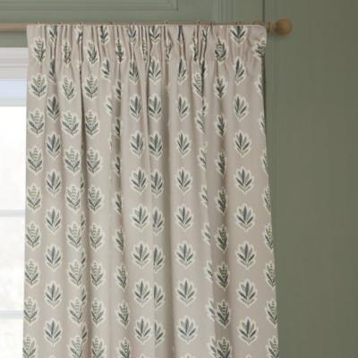Dunelm Sessile Leaf Pencil Pleat Curtains