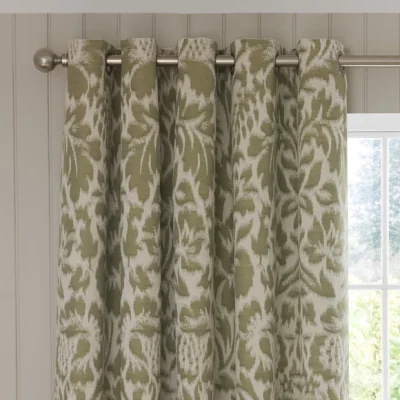 Dunelm Clemency Chenille Eyelet Curtains