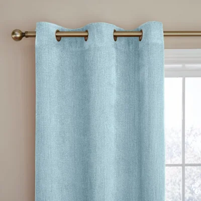 Dunelm Ensley Chenille Blackout Eyelet Curtains