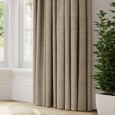 Dunelm Luxury Velvet Made to Measure Curtains Lux Velvet Dove