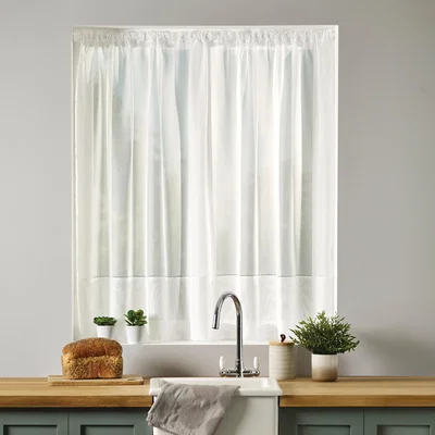 Dunelm By the Metre Duke Voile White