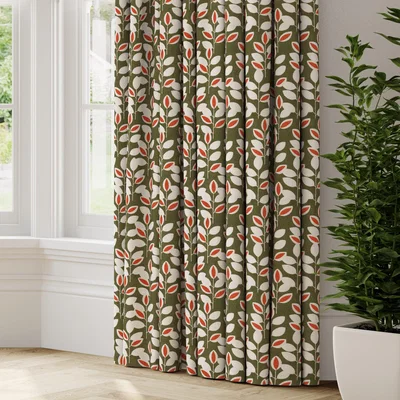 Dunelm Elements Wilson Made to Measure Curtains Elements Wilson Olive