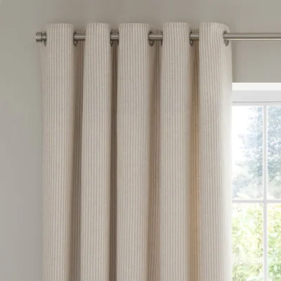 Dunelm Tiny Stripe Eyelet Curtains