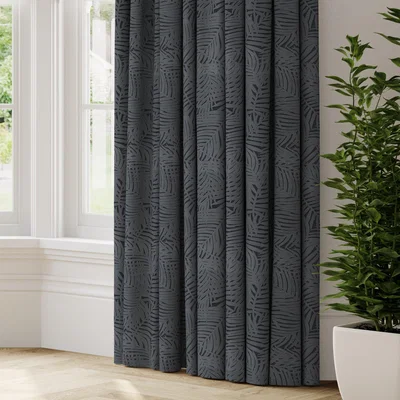Dunelm Prado Made to Measure Curtains Prado Steel