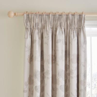 Dunelm Dorma Banbury Jacquard Polycotton Blackout Pencil Pleat Curtains