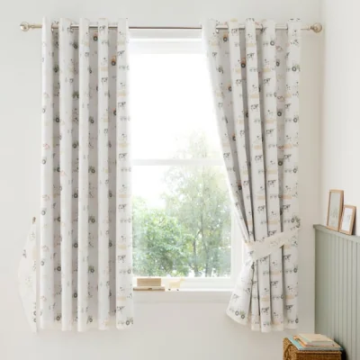 Dunelm Farmyard Friends Eyelet Curtains