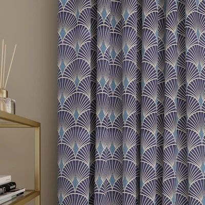 Dunelm Tamara Made to Measure Curtains Tamara Sapphire