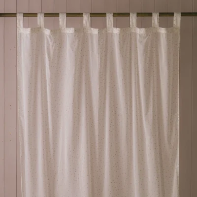 Graham & Green Graham and Green Pixie Gold & Ecru Single Curtain - 135 x 228cm