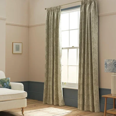 Habitat Habitat x Morris & Co. Marigold Floral Curtain - 229x168cm