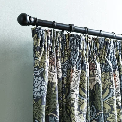 Habitat Habitat x Morris & Co. Sunflower Curtains 66x72 - Navy