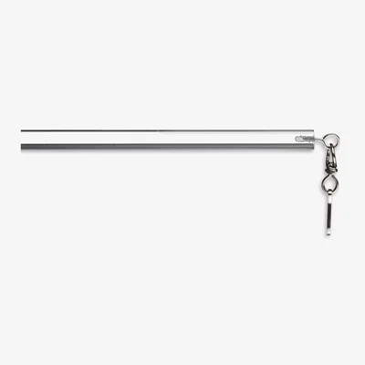 John Lewis John Lewis Acrylic Curtain Draw Rods, Clear, Pair, L75cm