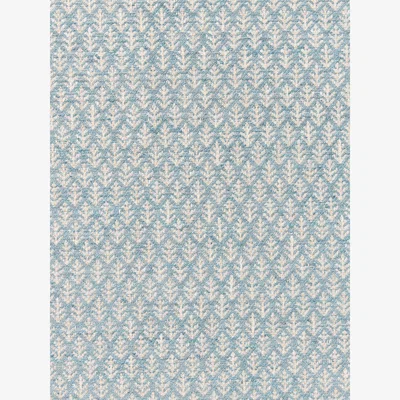 John Lewis John Lewis Elm Leaf Woven Made to Measure Curtains or Roman Blind, French Blue
