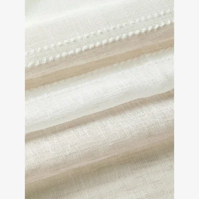 John Lewis John Lewis Wide Stripe Hidden Tab Voile Panel
