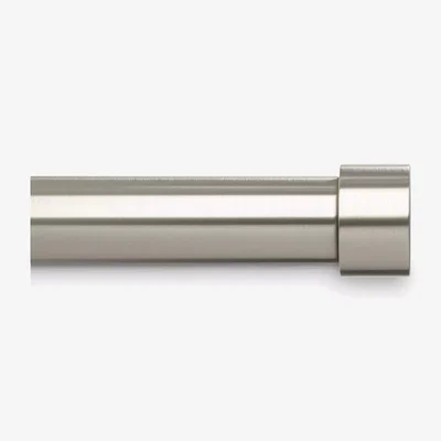 John Lewis Umbra Cappa Expandable Single Curtain Rod, Dia. 25mm. Nickel