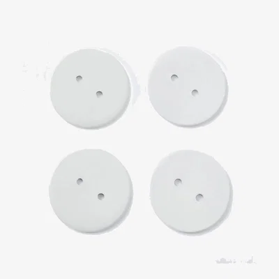 John Lewis Coated Penny Curtain Weights, Pack of 4, White