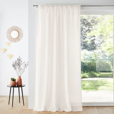 La Redoute Nyong Gathered Braid Linen Effect Sheer Curtain