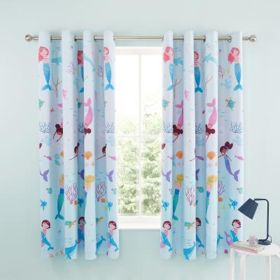 La Redoute Mermaid Lined Cotton Eyelet Curtains
