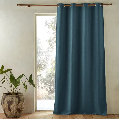 La Redoute Colin Pure Linen Blackout Curtain with Eyelets