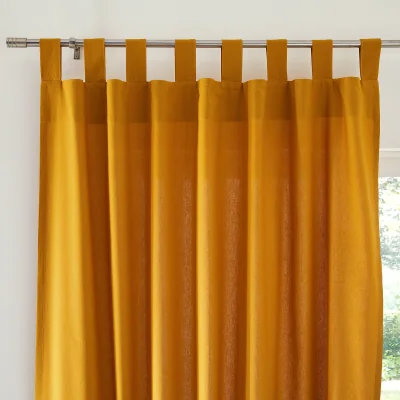 La Redoute Scenario Cotton Curtain with Tab Top