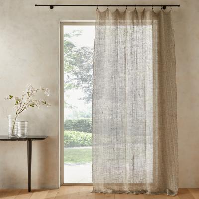 La Redoute Amandini Pure Linen Net-Effect Curtain