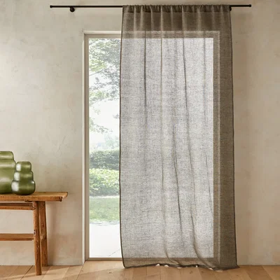 La Redoute Fishoyi 100% Linen Curtain