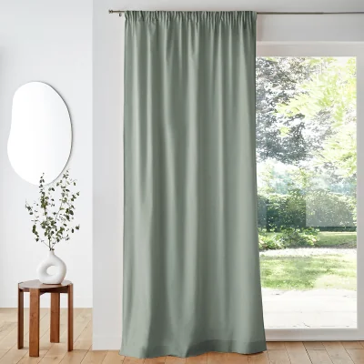 La Redoute Scenario Cotton Curtain with Gathered Header