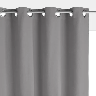 La Redoute Scenario Cotton Blackout Radiator Curtain with Eyelets