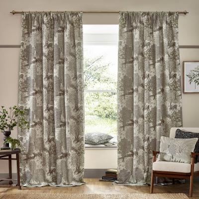 La Redoute The Brook Jacquard Pencil Pleat Curtains