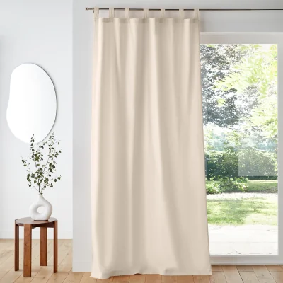 La Redoute Scenario Cotton Tab Top Curtain Panel